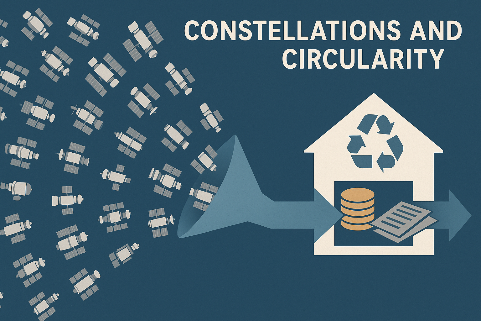 Space Circularity Blog Post 5: Constellations and Circularity – Can We Recycle the Most Common Satellites in Orbit?
